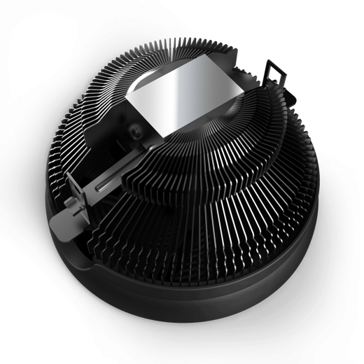 Вентилятор для процессора PCCooler E126M PRO RGB TDP 100W 1700/1200/115x/АМ5/AM4/AM3/AM3+/AM2 Черный