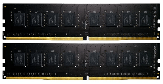 Оперативная память 16GB Kit (2x8GB) GEIL DDR4 2666Mhz UDIMM PC4-21330 PRISTINE GP416GB2666C19DC