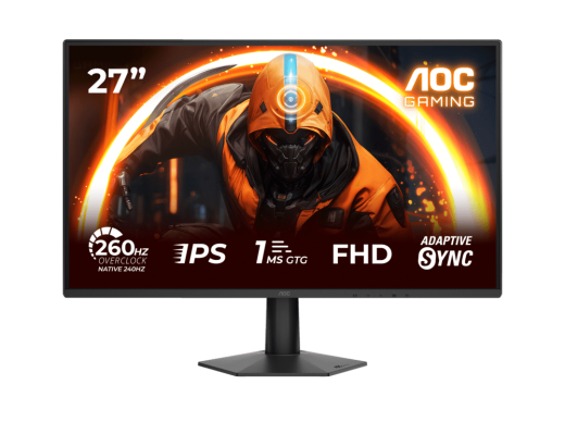 Монитор Игровой  27" AOC 27G50Z/01 IPS 1920x1080 260Hz 1ms 300cd/m HDR10 HDMI DP Черный