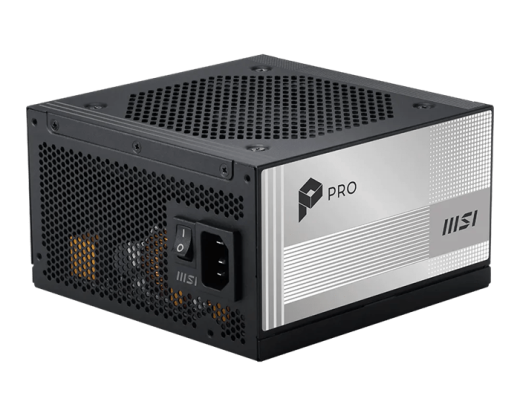Блок питания MSI 1000W, PRO A1000PL PCIE5, Full Modular, ATX, 80+ PLATINUM, >92%, Fan 120mm, Черный
