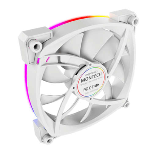 Вентилятор для корпуса Montech RX120 3 in 1 Pack (W) 3x(120x120x25mm)/800-1600RPM/59CFM/Rever Белый