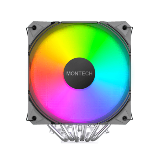 Вентилятор для процессора Montech NX600 ARGB (B) TDP 260W 4-pin 1851/1700/1200/115X/AM5/AM4 Black