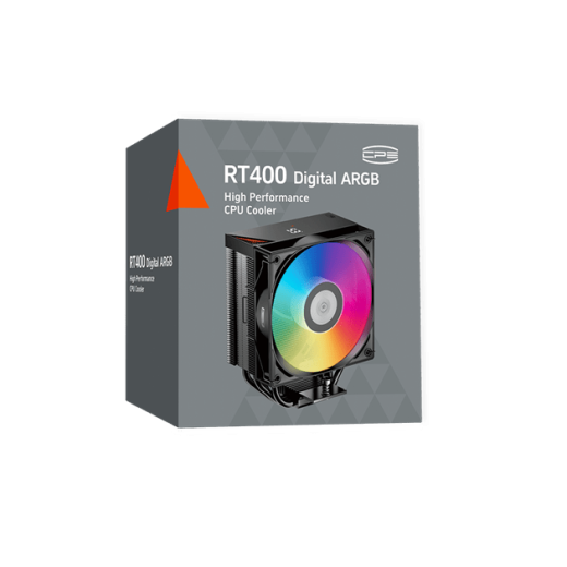 Вентилятор для процессора PCCooler RT400 Digital ARGB BK TDP 235W 4-pin LGA 1851-115x AM5/AM4 Черный