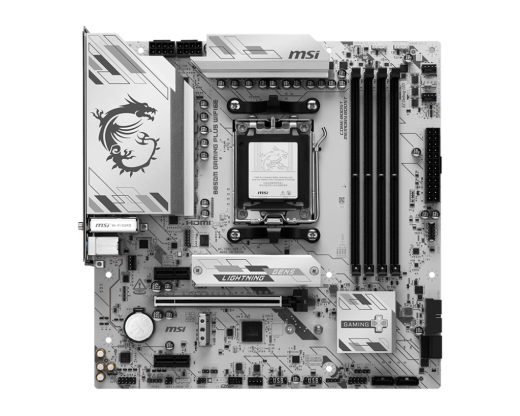 Материнская плата MSI B850M GAMING PLUS WIFI6E AM5 4xDDR5 4xSATA RAID 2xM.2 DP HDMI Type-C mATX