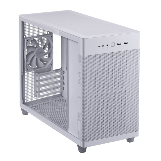 Корпус ASUS Prime AP201 TG WHITE mATX/mITX Белый 90DC00G3-B39010