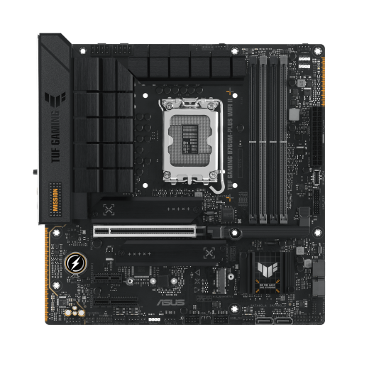 Материнская плата ASUS TUF GAMING B760M-PLUS WIFI II, LGA1700 4xDDR5 4xSATA3 3xM.2 RAID HDMI DP mATX