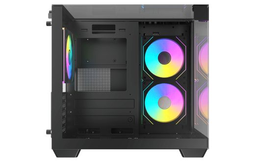 Корпус AOC CG389B 3F M-ATX/ITX 1xUSB2.0 1xUSB3.0 1xType-C 1xAudio/Mic Черный AOC-CG389-BF3V1R0T3-G