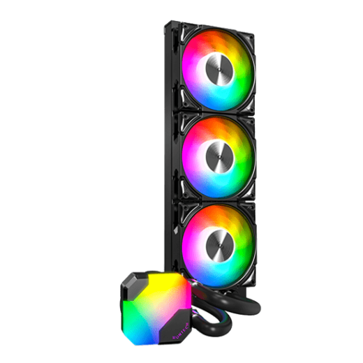 Водяное охлаждение для CPU Montech HyperFlow ARGB 360 (B) TDP 320W 3x120 115x-1851/AM3-AM5 Black