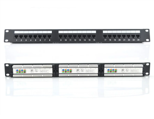 Патч-панель UTP на 24 порта cat 6. 1U