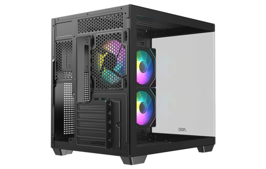Корпус AOC CG391B 3F M-ATX/ITX 1xUSB2.0 1xUSB3.0 1xType-C 1xAudio/Mic Черный AOC-CG391-BF3V1R0T2-G