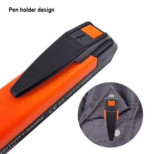 Бесконтактный тестер напряжения с фонариком 90-1000V Арт.660021