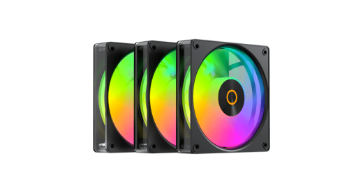 Вентилятор для корпуса Ocypus Gamma F12 Elite BK ARGB REVERSE BLADE 3-IN-1 3x(120x120x25mm) Черный
