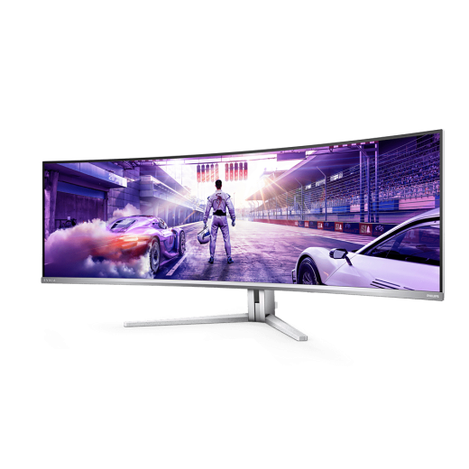 Монитор 49" PHILIPS 49M2C8900/00/01 QD OLED 5120x1440 240Hz R1800 0,03мс 1.5млн:1 1xDP 2xHDMI 1xUSB