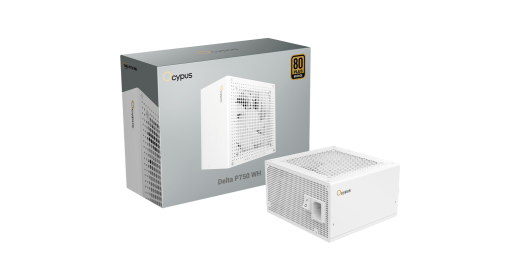 Блок питания Ocypus Delta P750 WH Белый 750W Non modular, 80+Bronze, КПД 87 Delta-P750-B1FDWH025X-EU