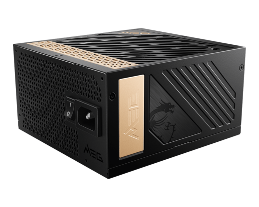 Блок питания MSI 1300W, MEG Ai1300P PCIE5, Full Modular, ATX, 80+ PLATINUM, >92%, Fan 120mm, Черный