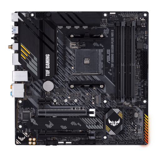 Материнская плата ASUS TUF GAMING B550M-PLUS WIFI II AM4 4xDDR4 4xSATA3 RAID 2xM.2 HDMI DP mATX