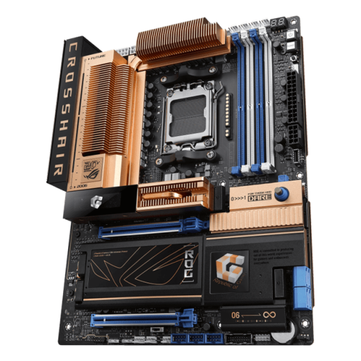 Материнская плата ASUS ROG CROSSHAIR 2006 AM5 X870E 4xDDR5 4xSATA RAID 5xM.2 1xHDMI 2xUSB4 TypeC ATX