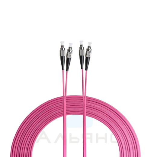 Патчкорд LC/UPC-LC/UPC   2мм MM 50/125 OM4 Duplex - 10 м
