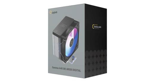 Вентилятор для процессора Ocypus Gamma A40 BK ARGB Digital 200W 1851/1700/1200/115X/AM5/AM4 Черный
