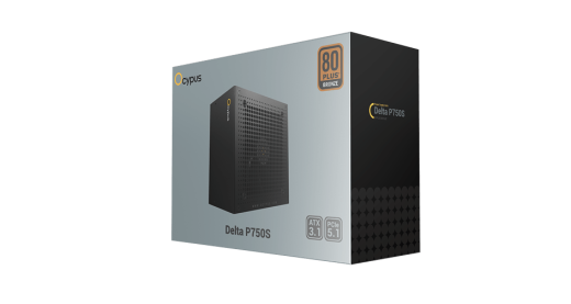 Блок питания Ocypus Delta P750S 750W Non modular, 80+Bronze, КПД 87% Черный,Delta-P750S-BDFBK025X-EU