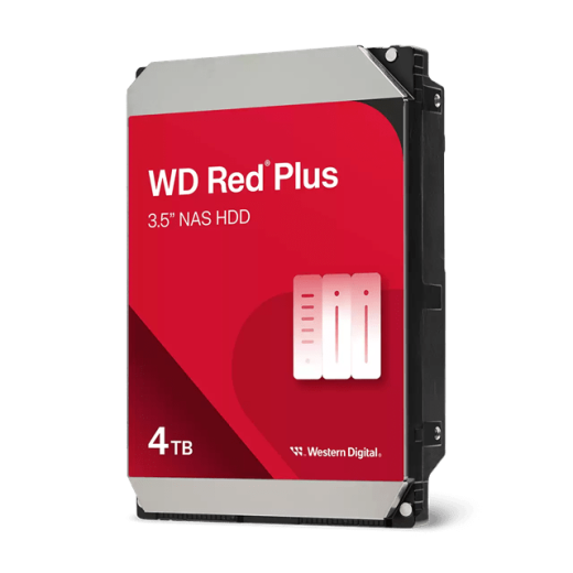 Жесткий диск для NAS систем HDD  4Tb Western Digital RED Plus SATA 6Gb/s 3.5" 128Mb 5400rpm WD40EFZZ