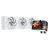 Водяное охлаждение для CPU PCCooler DV360 ARGB Display WH TDP 300W 115X/1200/1700/1851/AM4/AM5 Белый