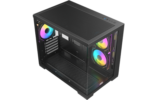 Корпус AOC CG392B 3F M-ATX/ITX 1xUSB2.0 1xUSB3.0 1xType-C 1xAudio/Mic Черный AOC-CG392-BF3V2R0T2-G