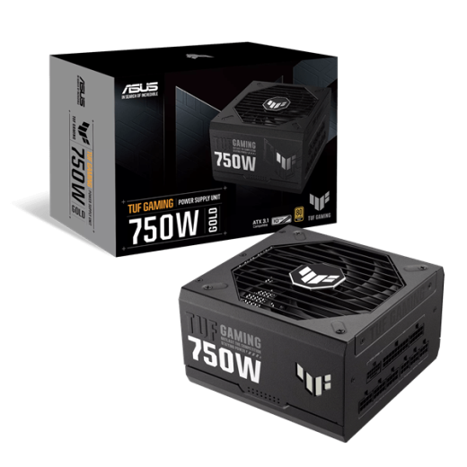 Блок питания ASUS  750W, TUF Gaming 750W Gold, Full Modular, 80+ GOLD, КПД 92%, TUF-GAMING-750G