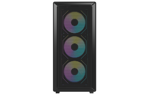 Корпус AOC CG450B 4F M-ATX/ITX 1xUSB2.0 1xUSB3.0 1xType-C 1xAudio/Mic Черный AOC-CG450-BF4V1R0UD-G