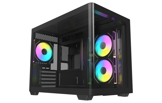 Корпус AOC CG355B 3F M-ATX/ITX 2xUSB3.0 1xType-C 1xAudio/Mic Черный AOC-CG355-BF3V1R0W2-G