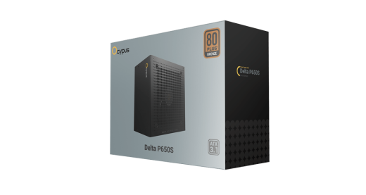 Блок питания Ocypus Delta P650S 650W Non modular, 80+Bronze, КПД 87% Черный,Delta-P650S-BDFBK025X-EU