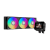Водяное охлаждение для CPU PCCooler GT360M ARGB Display BK 115X/1200/1700/1851/AM4/AM5 Черный