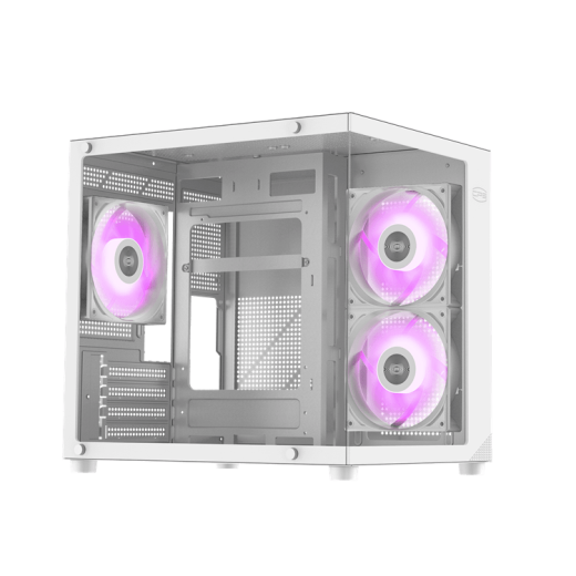 Корпус PCCooler C3T300 3AW WH M-ATX/ITX 1xUSB3.0 1xUSB2.0 1xAudioOut/Mic White