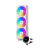 Водяное охлаждение для CPU PCCooler DA360 ARGB WH TDP 300W 115X/1200/1700/1851/20XX/AM4/AM5 Белый