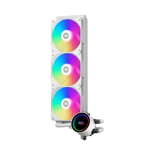 Водяное охлаждение для CPU PCCooler DA360 ARGB WH TDP 300W 115X/1200/1700/1851/20XX/AM4/AM5 Белый