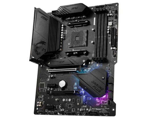 Материнская плата MSI MPG B550 GAMING PLUS AM4 4xDDR4 6xSATA3 RAID 2xM.2 HDMI DP ATX