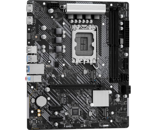 Материнская плата ASRock B760M-H2/M.2 LGA1700 2xDDR5 4xSATA RAID 2xM.2 2xHDMI mATX