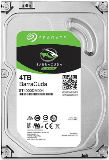Жесткий диск HDD  4Tb Seagate Barracuda Compute SATA6Gb/s 256Mb 3,5" ST4000DM004