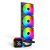 Водяное охлаждение для CPU Montech HyperFlow Digital 360 (B) TDP 350W 3x120 115x-1851/AM3-AM5 Black