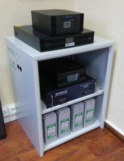 Шкаф аккумуляторный ША-8 серый