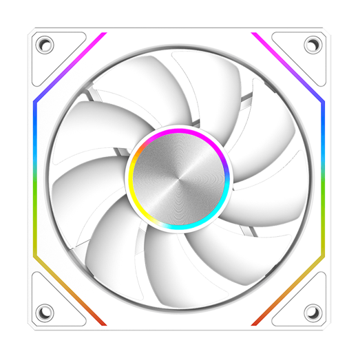 Вентилятор для корпуса PCCooler FG120 ARGB WH 1x(120x120x25mm) 800-1800 RPM 54CFM White