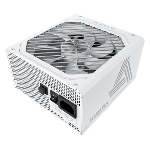 Блок питания Montech  850W, TITAN PLA 850W, Full Modular, 80+ PLATINUM, КПД 90%, Fan 135mm, Белый