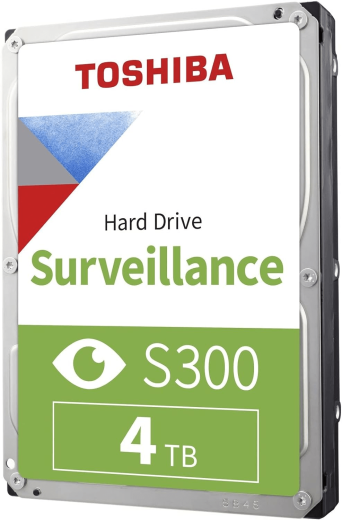 Жесткий диск для Видеонаблюдения HDD  4Tb TOSHIBA S300 Surveillance 5400rpm SATA3 3,5" HDWT840UZSVA