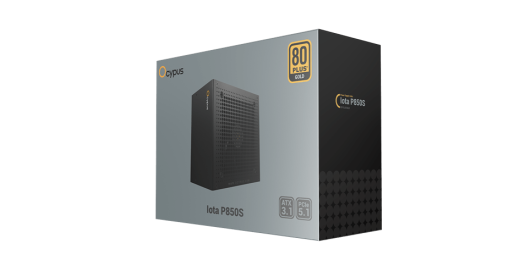 Блок питания Ocypus Iota P850S 850W Full Modular, 80+ GOLD, КПД 91% Черный, Iota-P850S-GFFBK025X-EU