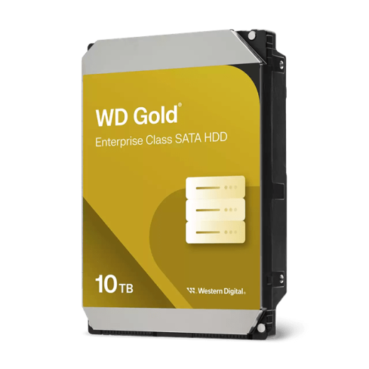 Жесткий диск повышенной надежности HDD 10Tb Western Digital Gold SATA 512Mb 3,5" 7200 WD103KRYZ