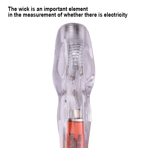 Отвертка-тестер напряжения (пробник) 80-550V, 205 мм. Арт.660007