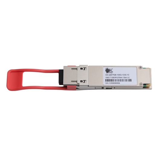 QSFP28 модуль OK-QSFP28-100G-1330-10 SM 10km