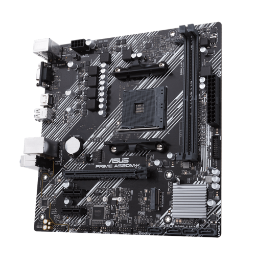 Материнская плата ASUS PRIME A520M-K AMD A520 AM4 2xDDR4 4xSATA3 RAID M.2 D-Sub HDMI mATX