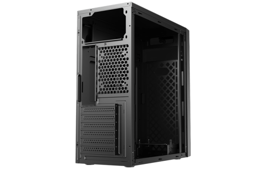 Корпус AOC CB114B ATX/M-ATX/ITX 2xUSB2.0 1xUSB3.0 1xAudio 1xMic Черный AOC-CB114-BEV1B-G