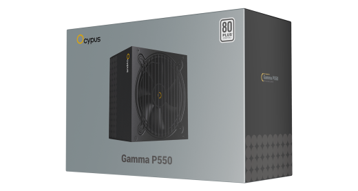 Блок питания Ocypus  550W, Gamma P550, Non modular, 80+ WHITE, 85%, Черный, Gamma-P550-W1HDBK024X-EU